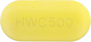 크래시드정500mg 제품 사진