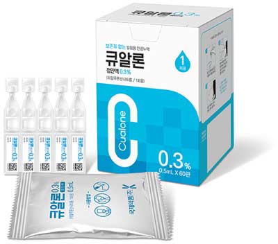큐알론점안액0.3%_(1.05mg/0.35mL) 제품 사진