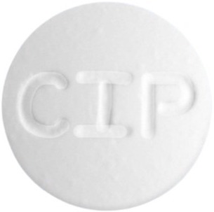 싸이프로신정250mg 제품 사진
