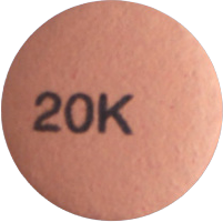 엑시피움정20mg 제품 사진