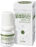 알레파타딘점안액0.2%_(6.66mg/3mL) 제품 사진
