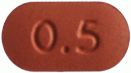 피엠에스리스페리돈정0.5mg 제품 사진