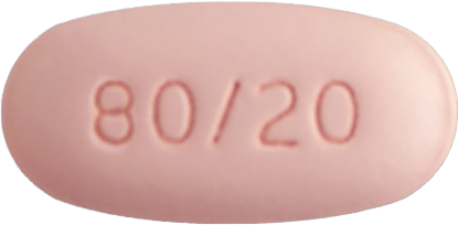 듀오웰정80/20mg 제품 사진