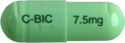 씨빅캡슐7.5mg 제품 사진
