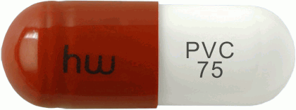 프레빈캡슐75mg 제품 사진