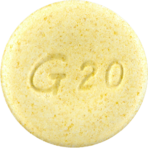 구구츄정20mg 제품 사진