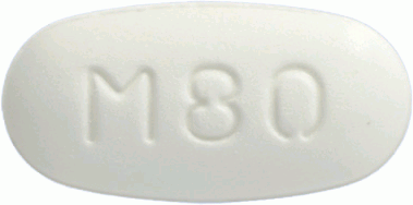 미카르텔미정80mg 제품 사진