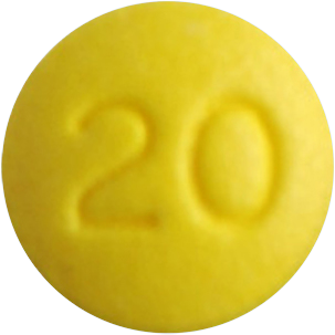 라벤티드정20mg 제품 사진