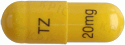 테모람캡슐20mg 제품 사진