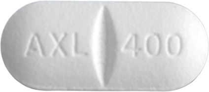 아칸솔정400mg 제품 사진