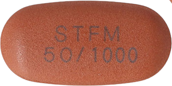 시타폴민정50/1000mg 제품 사진