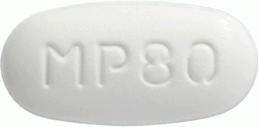 미카르텔미플러스정80/12.5mg 제품 사진