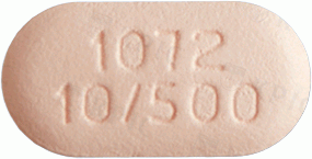 직듀오서방정10/500mg 제품 사진