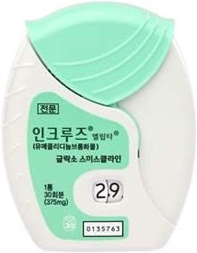 인크루즈엘립타_(2.226mg/1통) 제품 사진