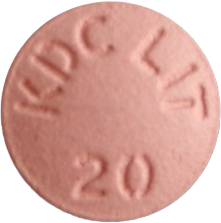 리포스토정20mg 제품 사진