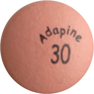 아다핀오스모서방정30mg 제품 사진