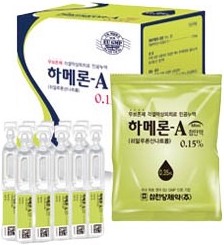 하메론에이점안액0.15%_(0.525mg/0.35mL) 제품 사진