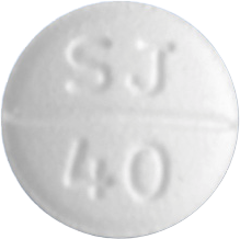 페소린정40mg 제품 사진