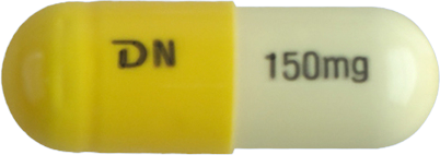 뉴잔틴캡슐150mg 제품 사진