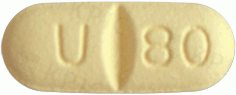 유소릭정80mg 제품 사진