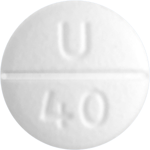 유소릭정40mg 제품 사진