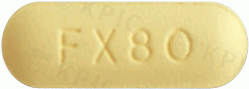펙소스타정80mg 제품 사진