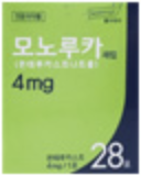 모노루카세립4mg_(4.16mg/1포) 제품 사진