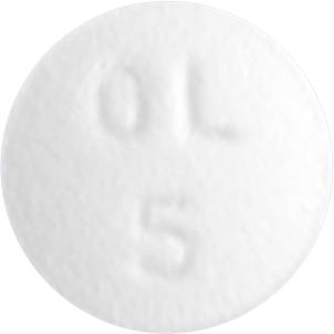 테바올란자핀정5mg 제품 사진