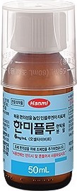 한미플루현탁용분말_(0.36g/60mL) 제품 사진