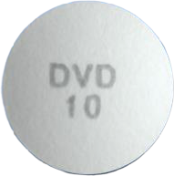 다비듀오정10/10mg 제품 사진
