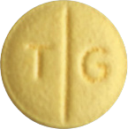 토핀스정25mg 제품 사진
