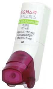 듀오레스피 스피로맥스 160/4.5μg_(120회) 제품 사진