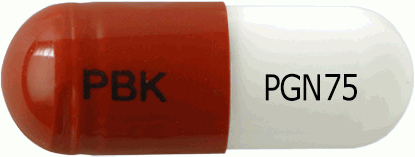팜리카캡슐75mg 제품 사진