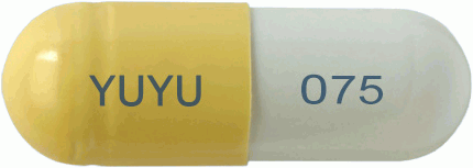 유유타미캡슐75mg 제품 사진