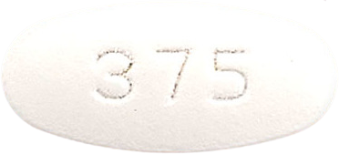 클라옥신정375mg 제품 사진