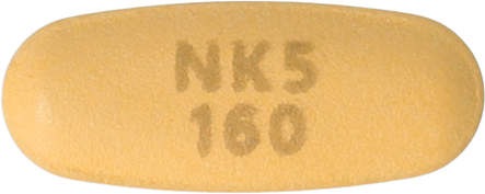 엑스로탄정5/160mg 제품 사진
