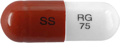 삼성프레가발린캡슐75mg 제품 사진