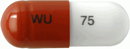 레가바캡슐75mg 제품 사진