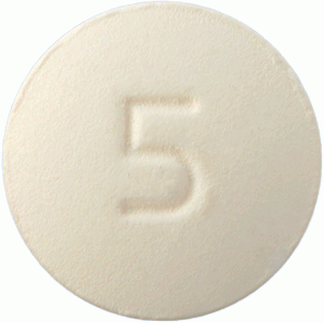 솔리시톨정5mg 제품 사진