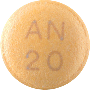 뉴베라정20mg 제품 사진