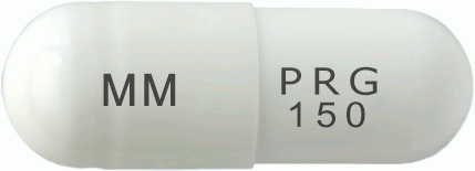 프릴린캡슐150mg 제품 사진