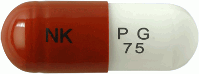 넥리카캡슐75mg 제품 사진