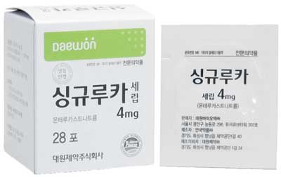 싱규루카세립4mg_(4.16mg/1포) 제품 사진