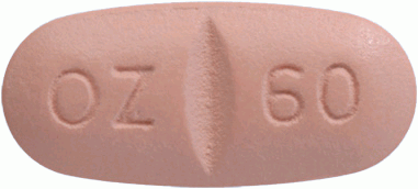 옥사제핀정600mg 제품 사진