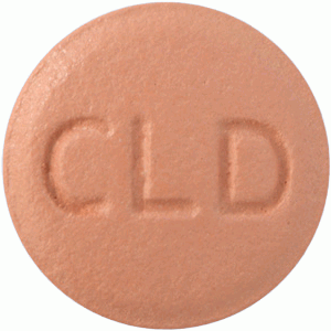 클로도렐정75mg 제품 사진