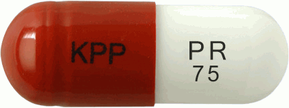 프린캡슐75mg 제품 사진