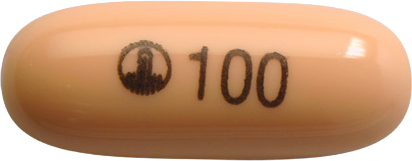 오페브연질캡슐100mg 제품 사진