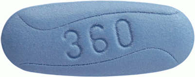 엑스자이드필름코팅정360mg 제품 사진