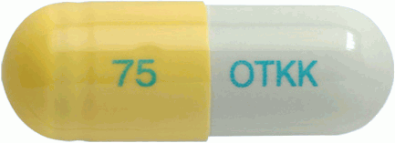 제뉴원오셀타미캡슐75mg 제품 사진