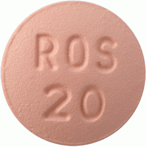 피엠에스로수바스타틴정20mg 제품 사진